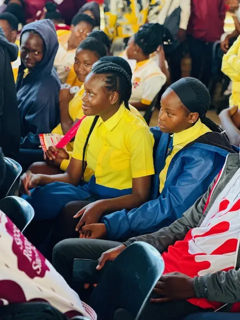Learners listening attentively to industry professionals